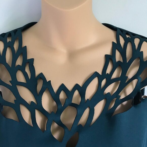 Rica Mare Dark Green Mini Dress, Size XS - Picture 2 of 7